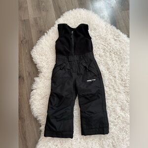 Arctix Kids Black Insulated Overalls